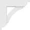 Ekena Millwork Standard Thorton Architectural Grade PVC Bracket with Traditional Ends, 3"W x 16"D x 16"H BKTP03X16X16THR01 - alternate 4